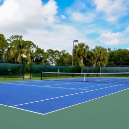 a tennis court